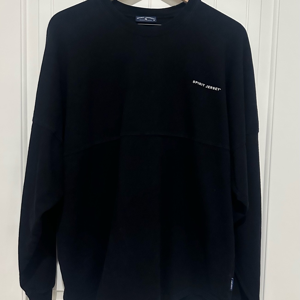 Spirit Jersey Men's Black Long Sleeve Tee - Picture 2 of 4